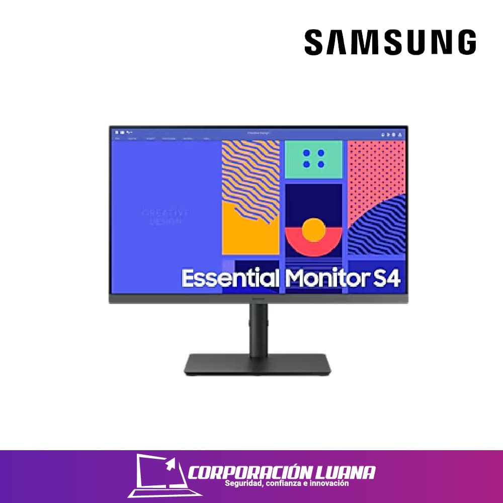 Foto del producto MONITOR SAMSUNG ESSENTIAL 24" S3 ( LS24C432GANXZA ) IPS | FHD - 100HZ | PIVOT | HDML