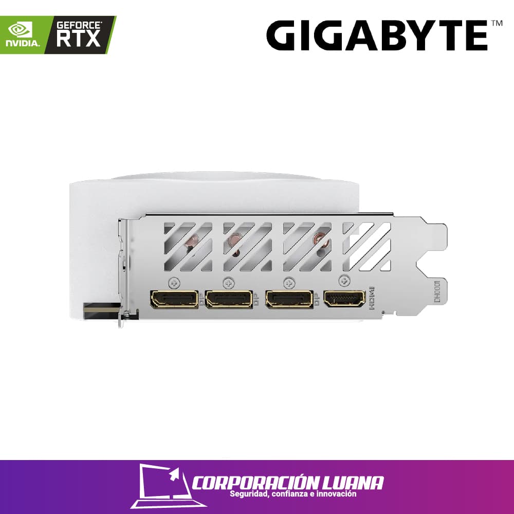 Imagen de TARJETA DE VIDEO GIGABYTE GEFORCE RTX 4070 SUPER AERO OC 12G, 12GB GDDR6X, PCI-E 4.0 PUERTOS: 3 X DISPLAYPORT / 1 X HDMI ( GV-N407SAERO OC-12GD )