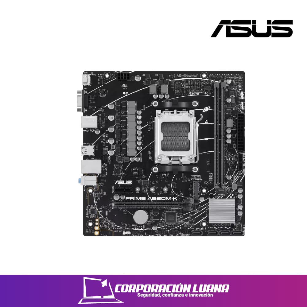 Foto del producto MOTHERBOARD ASUS PRIME A620M K ( A620M-K ) DDR5 | AM5