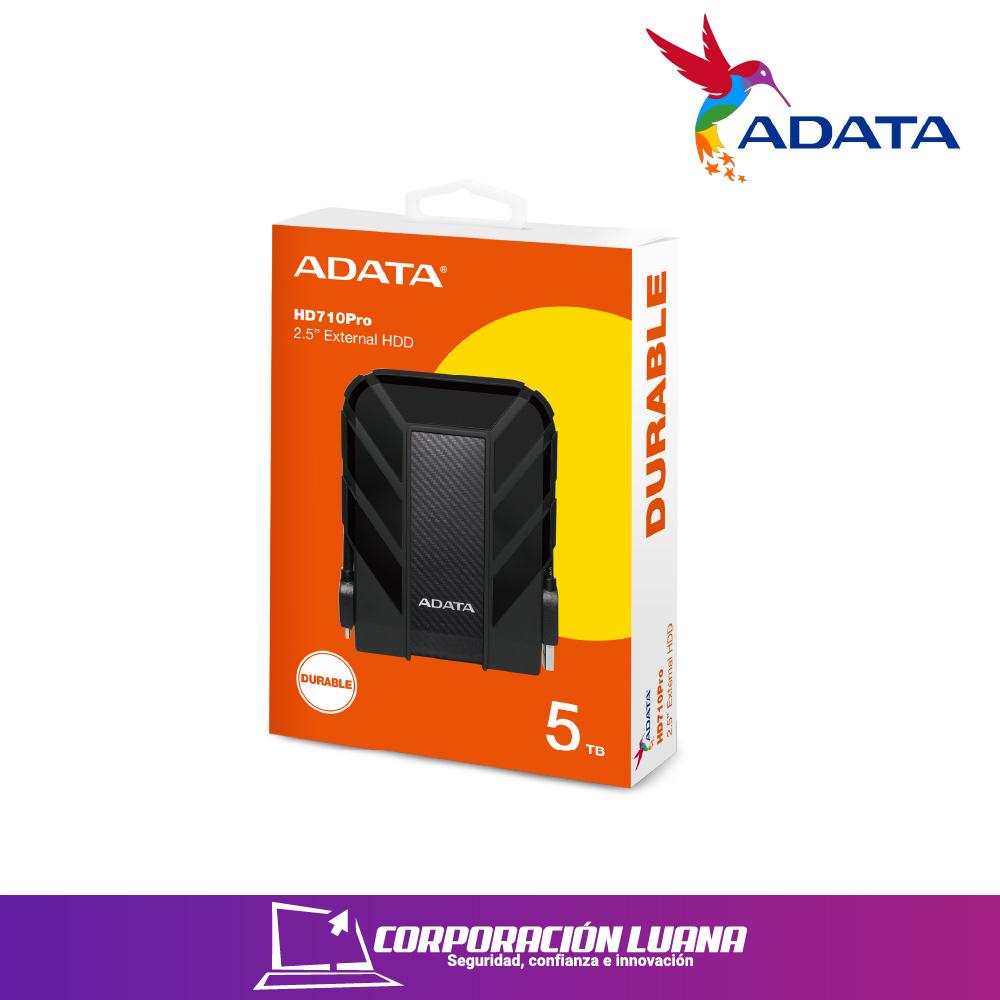 DISCO DURO EXTERNO ADATA HD710 PRO 5TB ( AHD710P-5TU31-CBK ) NEGRO | ANTI GOLPES