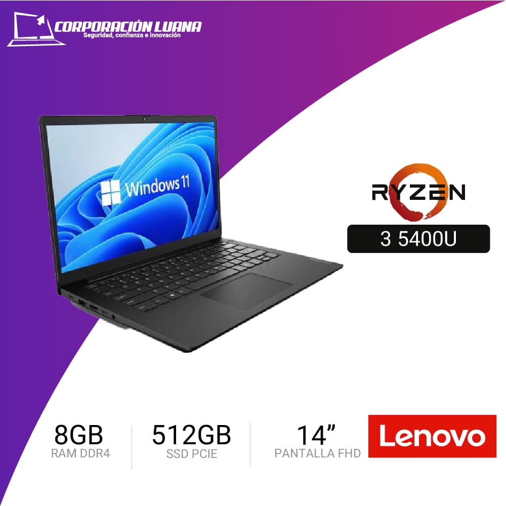 Imagen de LAPTOP LENOVO K14 G1 RYZEN 3 5400U ( 21CU-S0PT00 ) RAM 8GB | SSD 512GB M.2 | 14" FHD | FREE OS | 3Y ONSITE