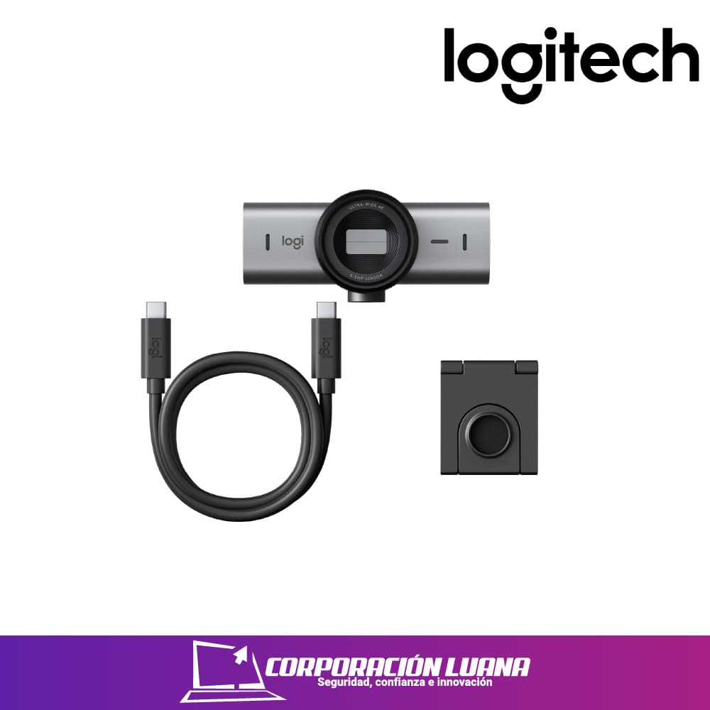 Imagen de CAMARA WEB LOGITECH MX BRIO PRO 700 ULTRA HD ( 960-001548 ) HD 4K | USB-C BLACK