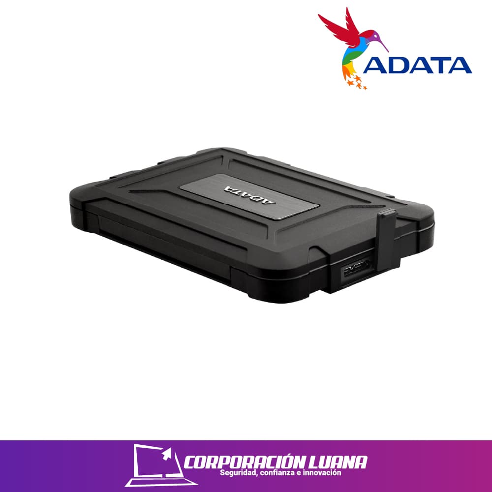 Imagen de CASE PARA DISCO 2.5 ADATA ED600 ( AED600-U31-CBK ) USB 3.2 BLACK