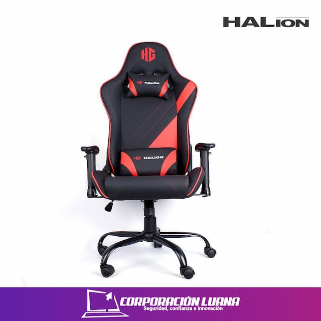 SILLA GAMER HALION GAMING HA-S47 NEGRO-ROJO
