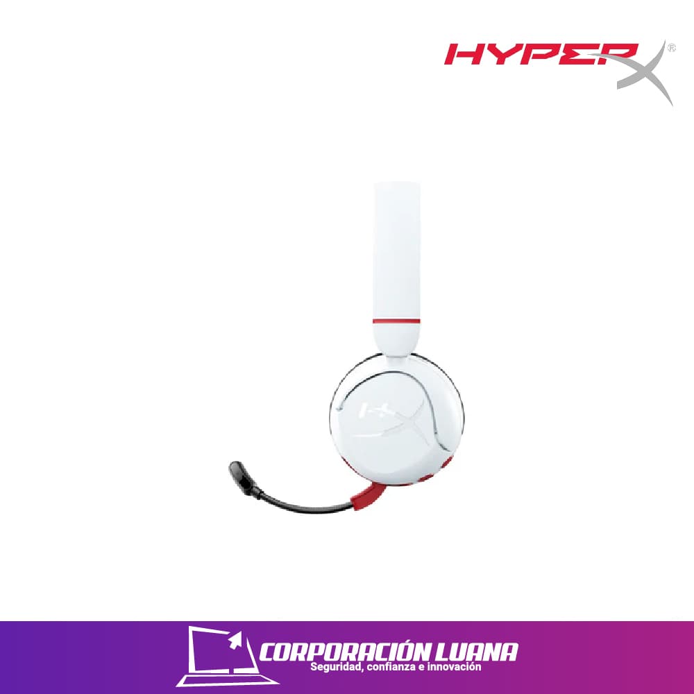 Imagen de AUDIFONOS HYPERX CLOUD MINI WIRELESS ( N66571-001 ) BLANCO | PC - NINTENDO - PLAYSTATION - XBOX - MOBILE