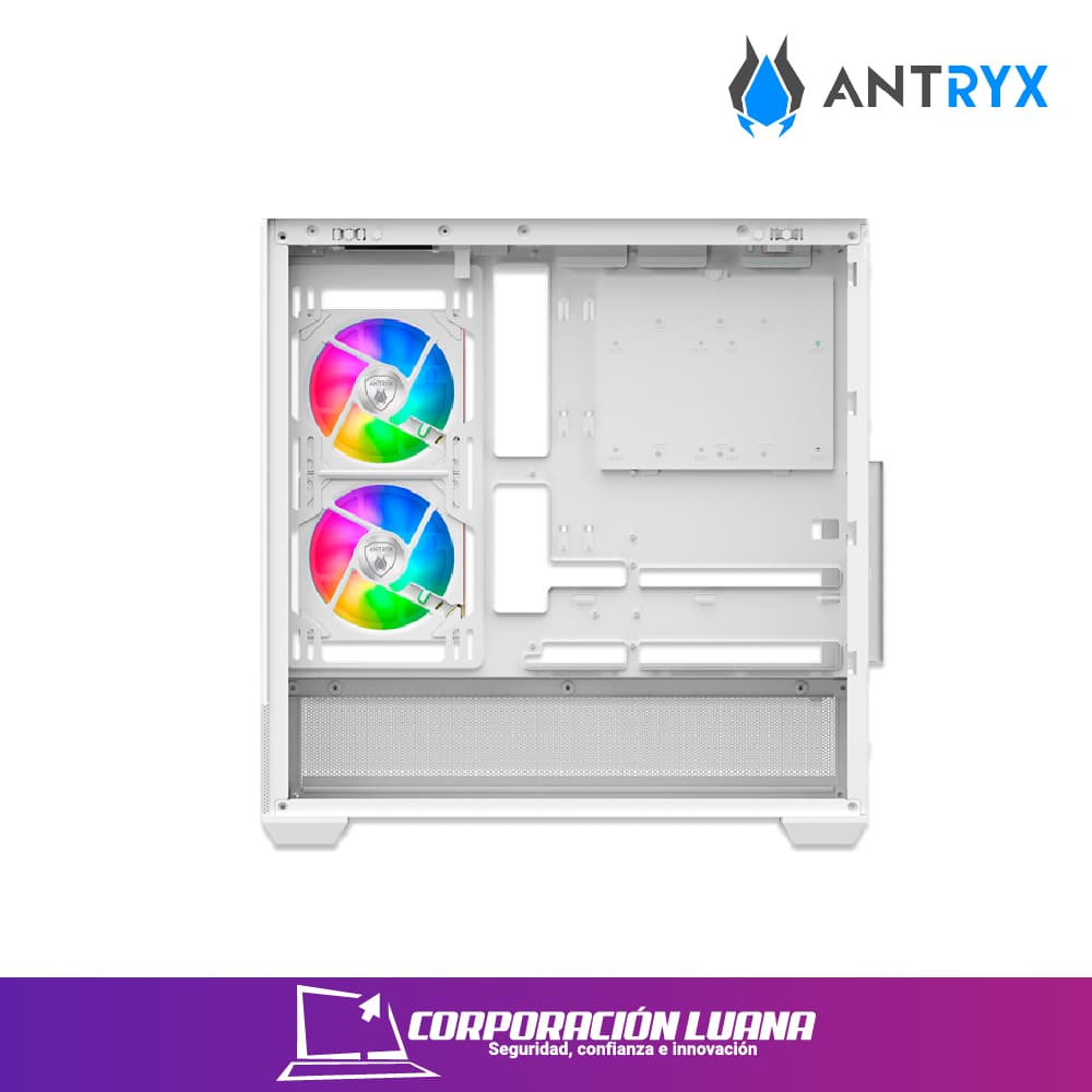 Imagen de CASE ANTRYX FX 740 ( AC-FX740W ) S/FUENTE | BLANCO | FAN X3 ARGB | USB TIPO C