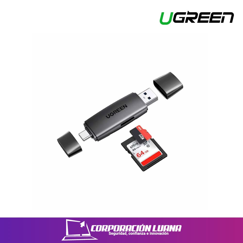 Foto del producto USB-A 3.0 CARD READER UGREEN ( 80191 ) 50CM ALL IN ONE