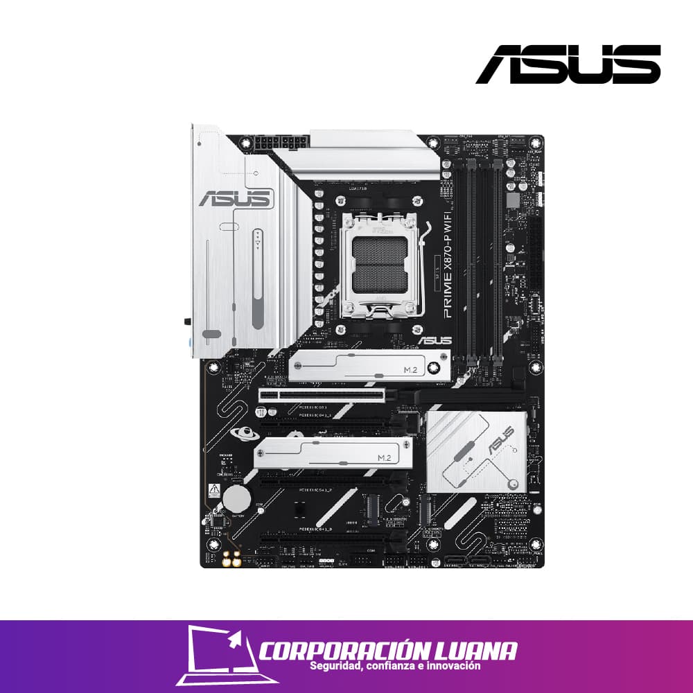 Imagen de MOTHERBOARD ASUS PRIME X870-P WIFI ( X870-P WIFI ) DDR5 | WIFI 7 | AM5