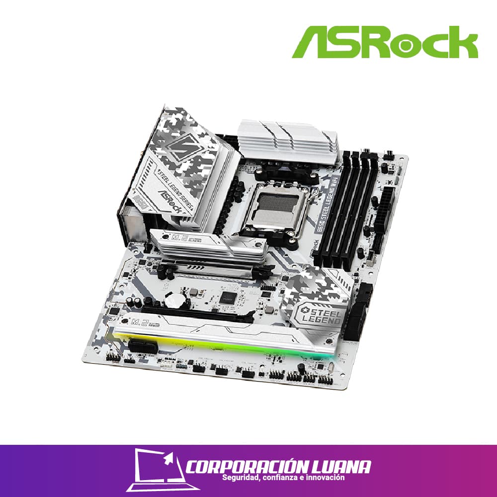 Imagen de MOTHERBOARD ASROCK B650 STEEL LEGEND WIFI ( 90-MXBN90-A0UAYZ ) DDR5 | WIFI | AM5
