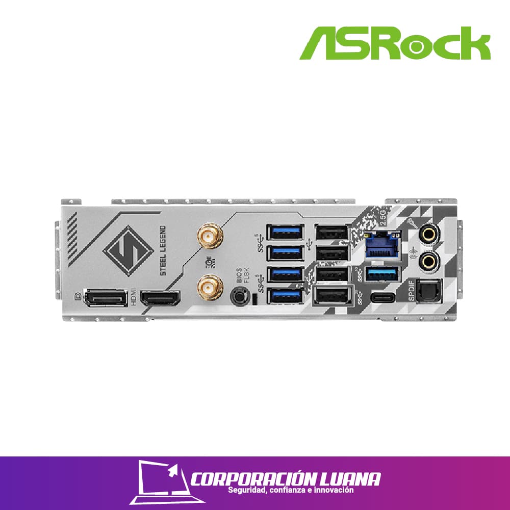 Imagen de MOTHERBOARD ASROCK B650 STEEL LEGEND WIFI ( 90-MXBN90-A0UAYZ ) DDR5 | WIFI | AM5