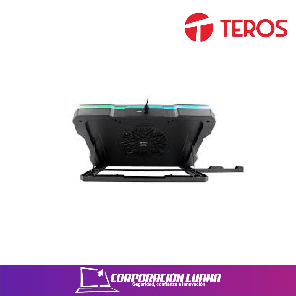Imagen de COOLER P/LAPTOP TEROS TE-1733N ( TE7133N ) 14" 19" | LED RGB | X1 FAN