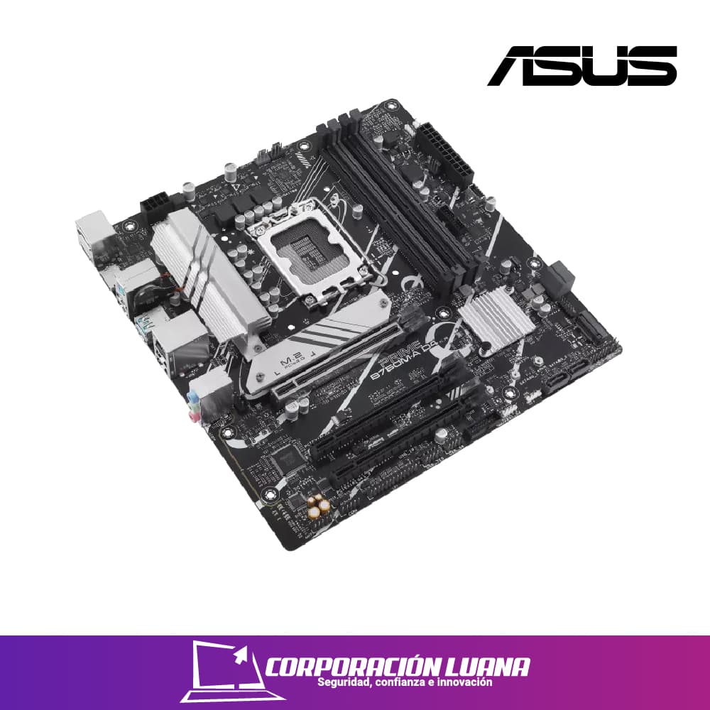 Imagen de MOTHERBOARD  ASUS PRIME B760M-A D4 DDR4 LGA 1700 V/S/L (PN:90MB1D00-M1EAY0)