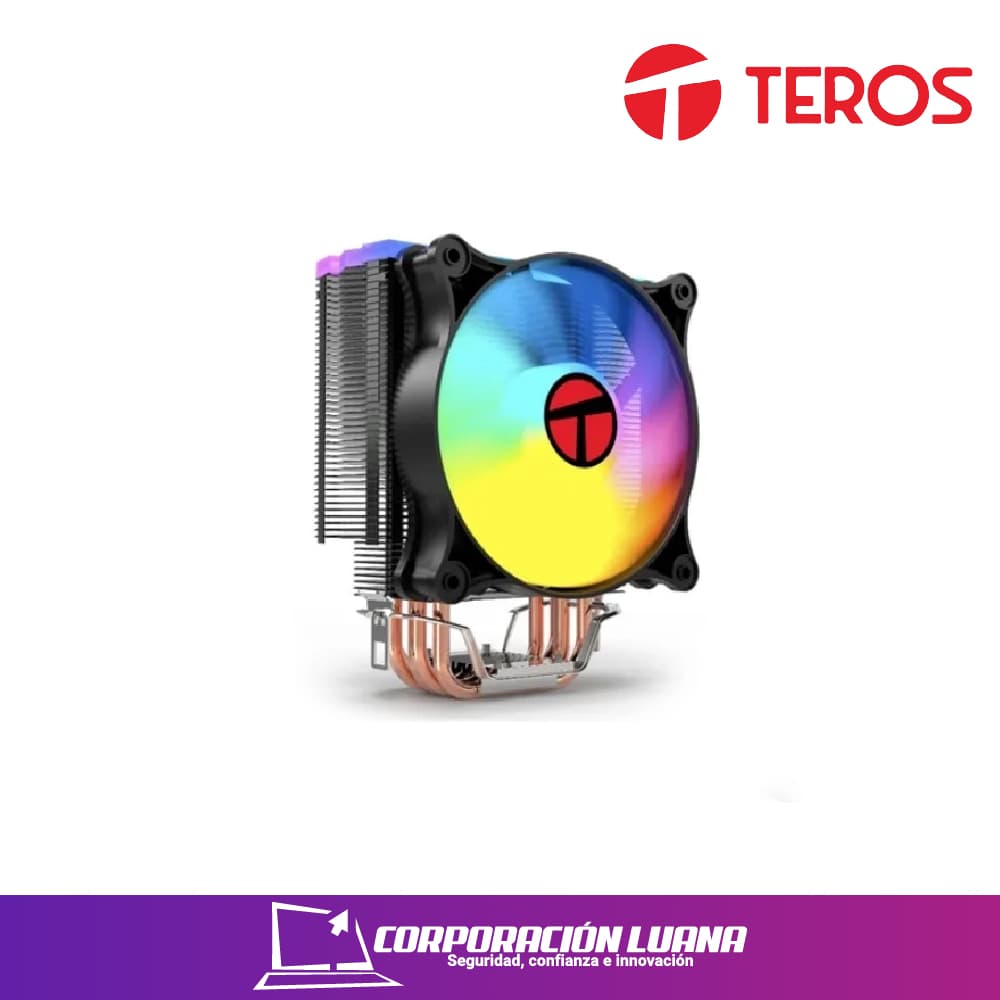 Foto del producto COOLER TEROS TE-8162N, INTEL Y AMD, TDP 150W MÁX, AIRE POTENCIA MÁXIMA DE 150W Y ALTURA DE 156 MM. CON ILUMINACIÓN ARGB PARA UN TOQUE PPERSONALIZADO