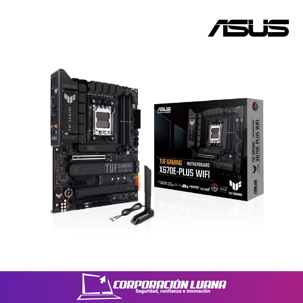 Foto del producto MOTHERBOARD ASUS TUF GAMING X870-PLUS WIFI ( 90MB1IU0-M0EAY0 ) DDR5 | WIFI 7 | AM5