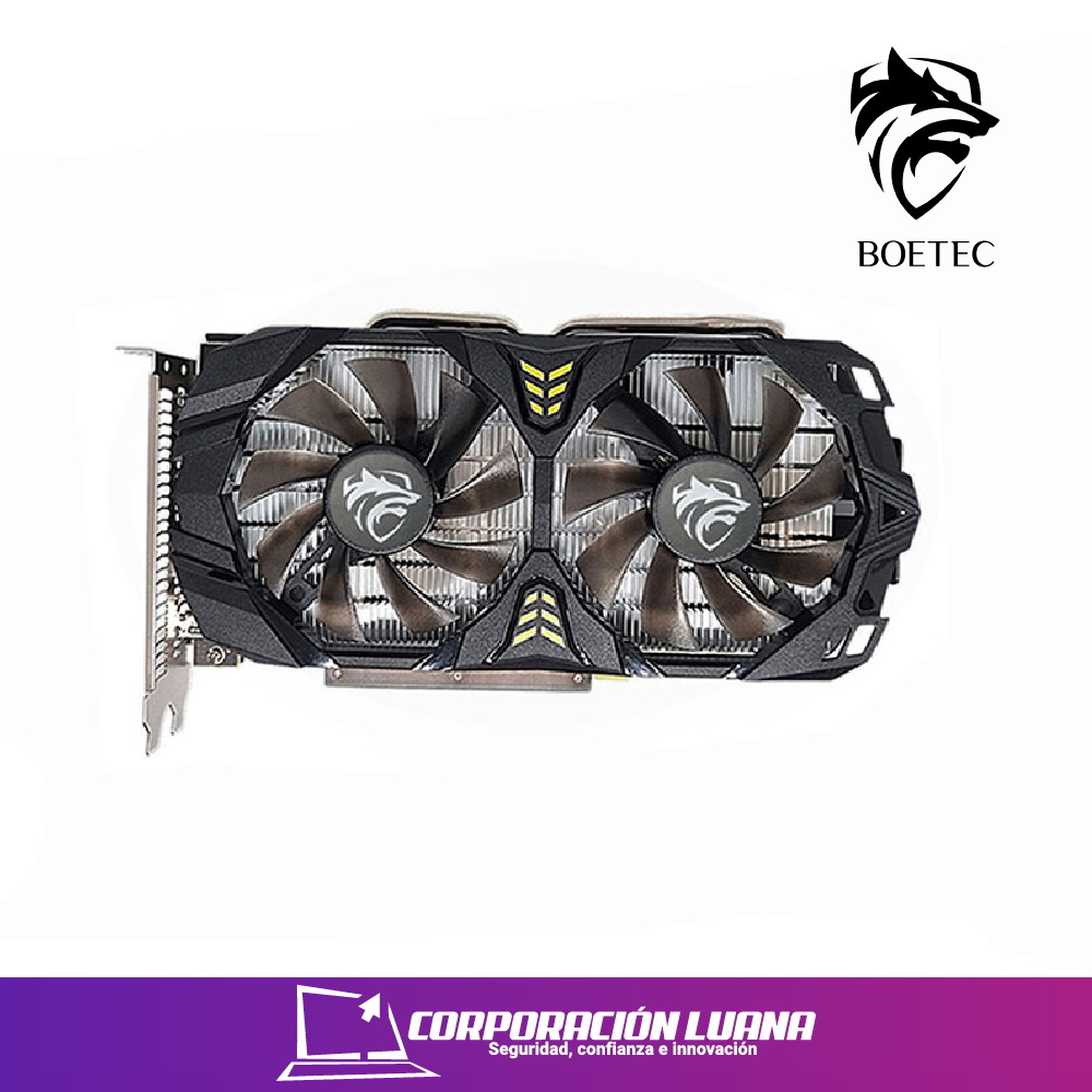 Imagen de TARJETA DE VIDEO BOETEC RADEON RX 580S | 16GB GDDR5 | 256 BIT | DUAL FAN