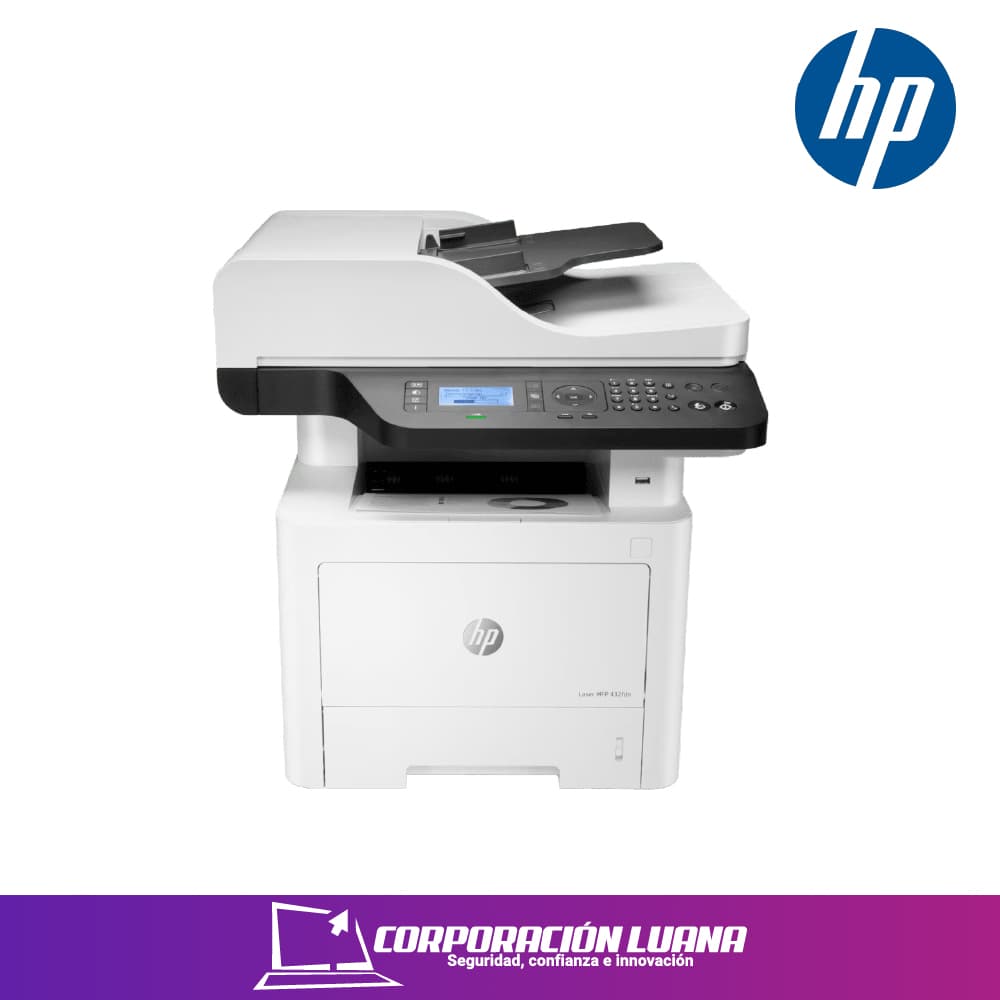 Foto del producto IMPRESORA LASER HP MFP 432FDN MULTIFUNCIONAL ( 7UQ76A ) USB - RED | COLOR BLANCA