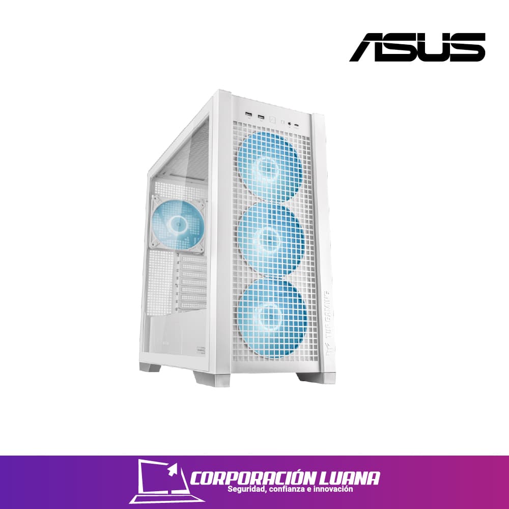 Foto del producto CASE ASUS TUF GAMING GT302 ( GT302 ) S/FUENTE | BLANCO | X4 FAN ARGB