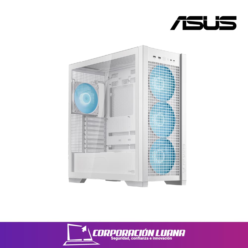 Imagen de CASE ASUS TUF GAMING GT302 ( GT302 ) S/FUENTE | BLANCO | X4 FAN ARGB