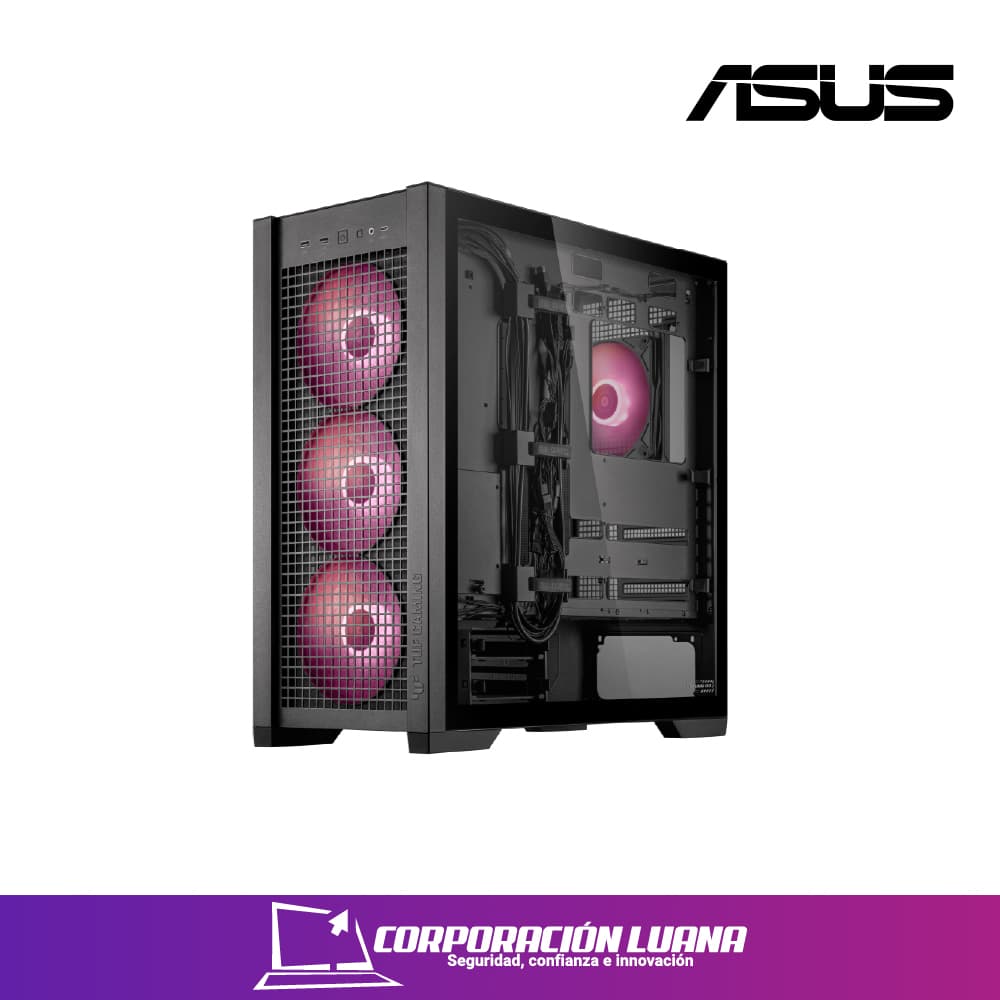 Imagen de CASE ASUS TUF GAMING GT302 ( GT302 ) S/FUENTE | NEGRO | X4 FAN ARGB
