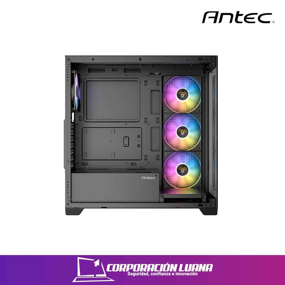 Imagen de CASE ANTEC CX300 RGB ELITE BLACK ( 0-761345-10097-7 ) S/FUENTE VIDRIO TEMPLADO USB 3.0/USB 2.0