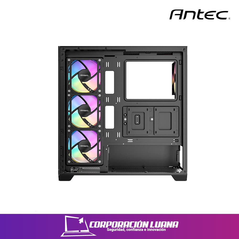 Imagen de CASE ANTEC CX300 RGB ELITE BLACK ( 0-761345-10097-7 ) S/FUENTE VIDRIO TEMPLADO USB 3.0/USB 2.0