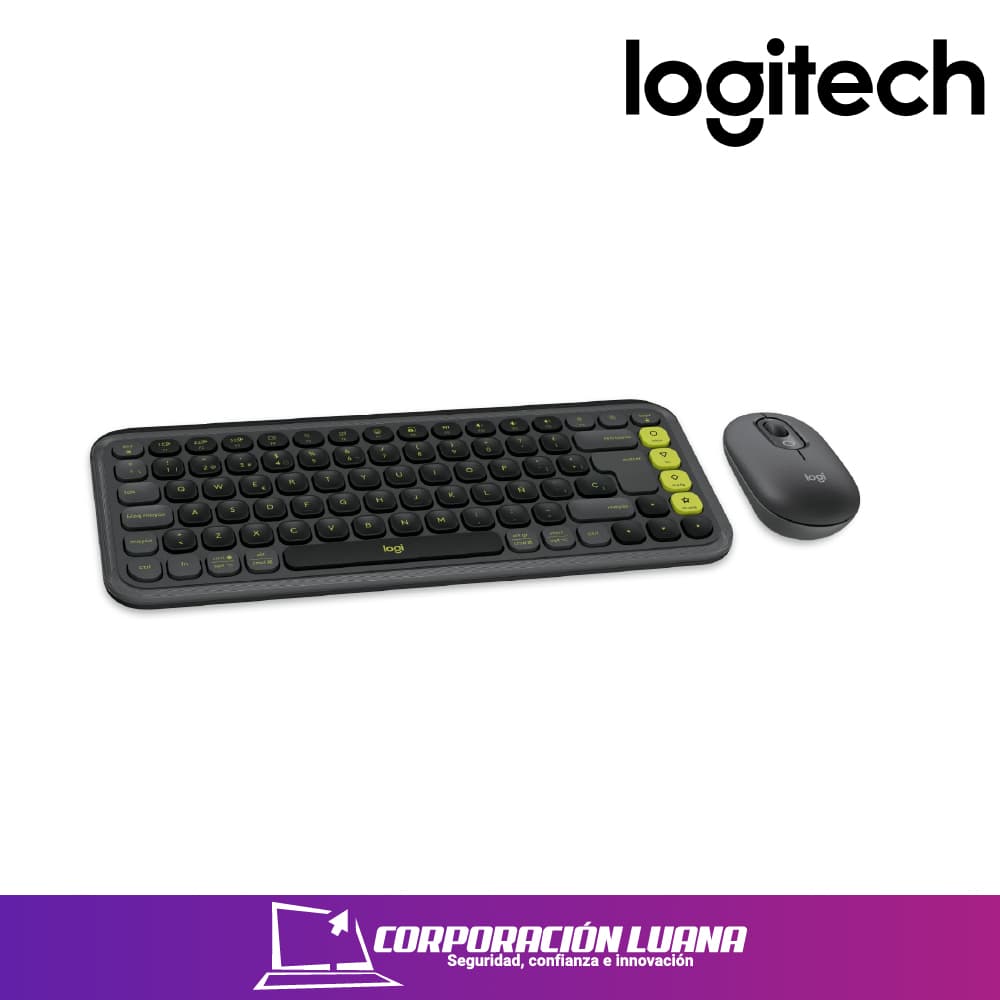Foto del producto COMBO LOGITECH TECLADO Y MOUSE POP ICON  ( 920-013052 ) GRAFITO | COPILOT | INALAMBRICO - BT