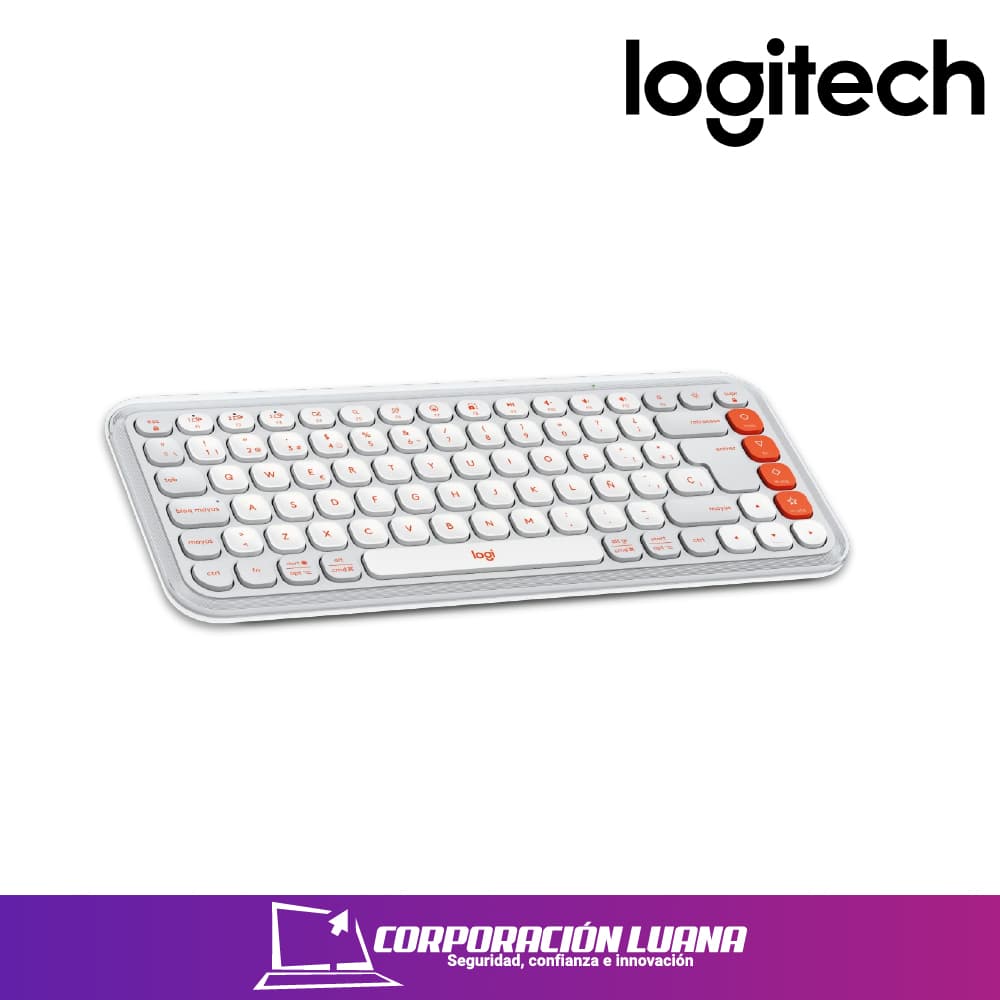 Imagen de COMBO LOGITECH TECLADO Y MOUSE POP ICON  ( 920-013055 ) BLANCO | COPILOT | INALAMBRICO - BT