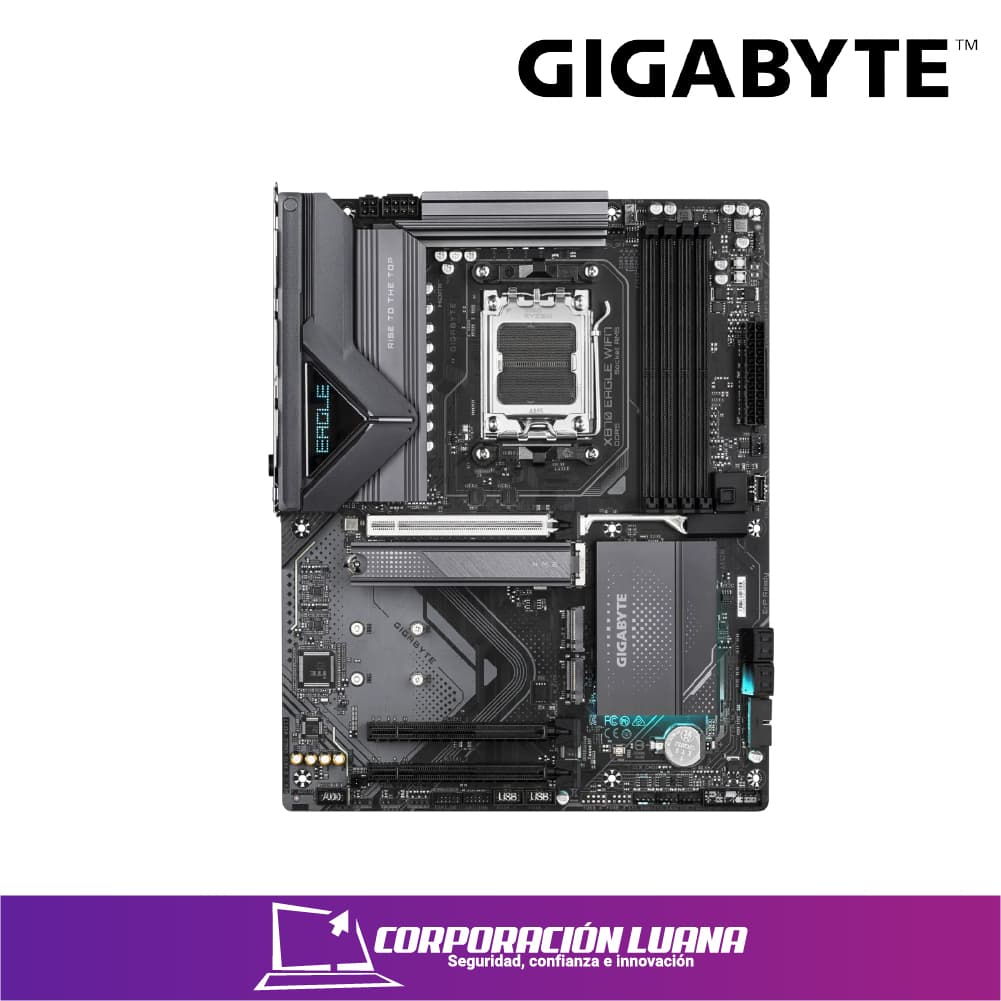 Imagen de MOTHERBOARD GIGABYTE X870 EAGLE WIFI 7 ( X870 EAGLE-WFI7 ) DDR5 | AM5
