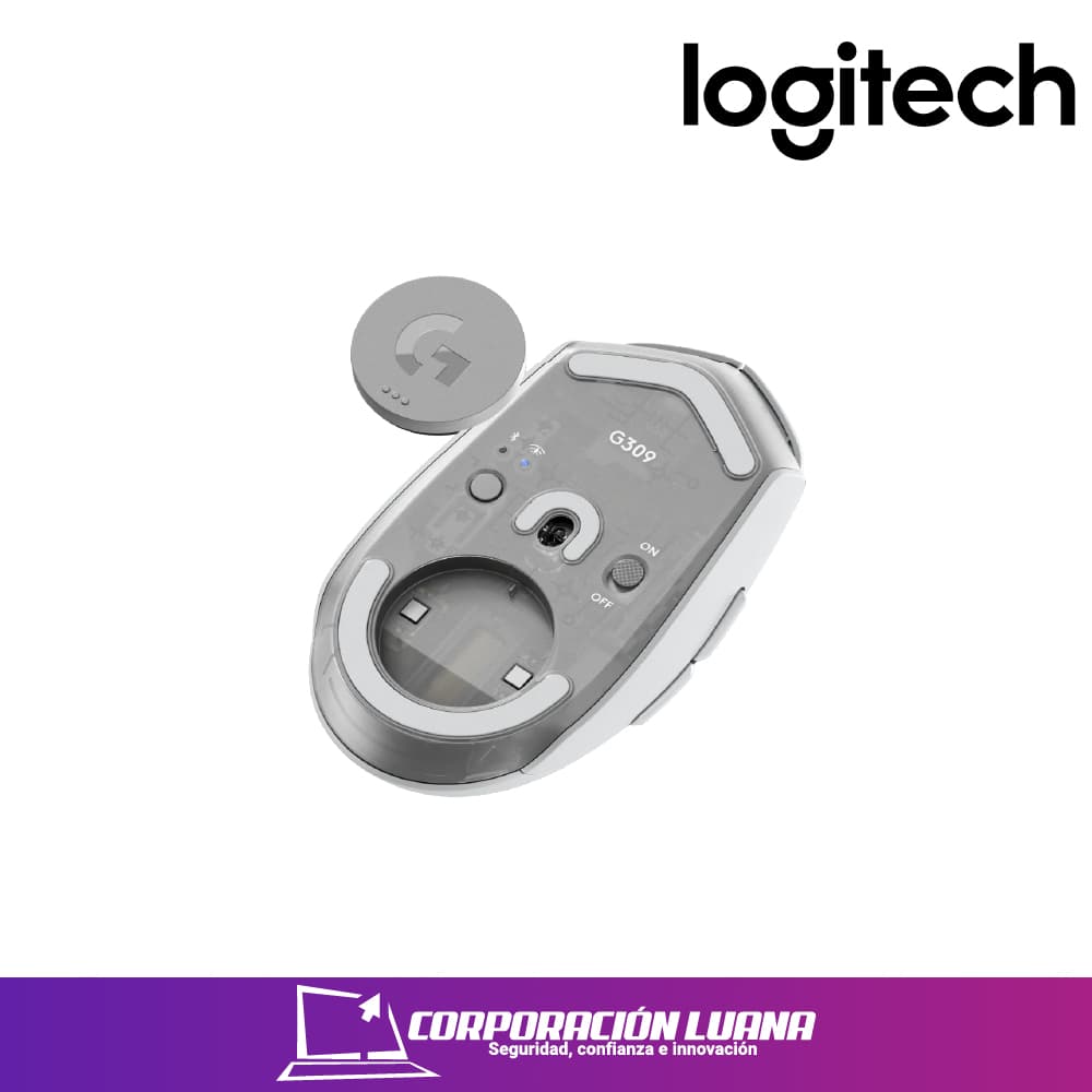 Imagen de MOUSE LOGITECH G309 LIGHTSPEED ( 910-007205 ) BLANCO | WIRELESS - BT | SENSOR HERO 25K
