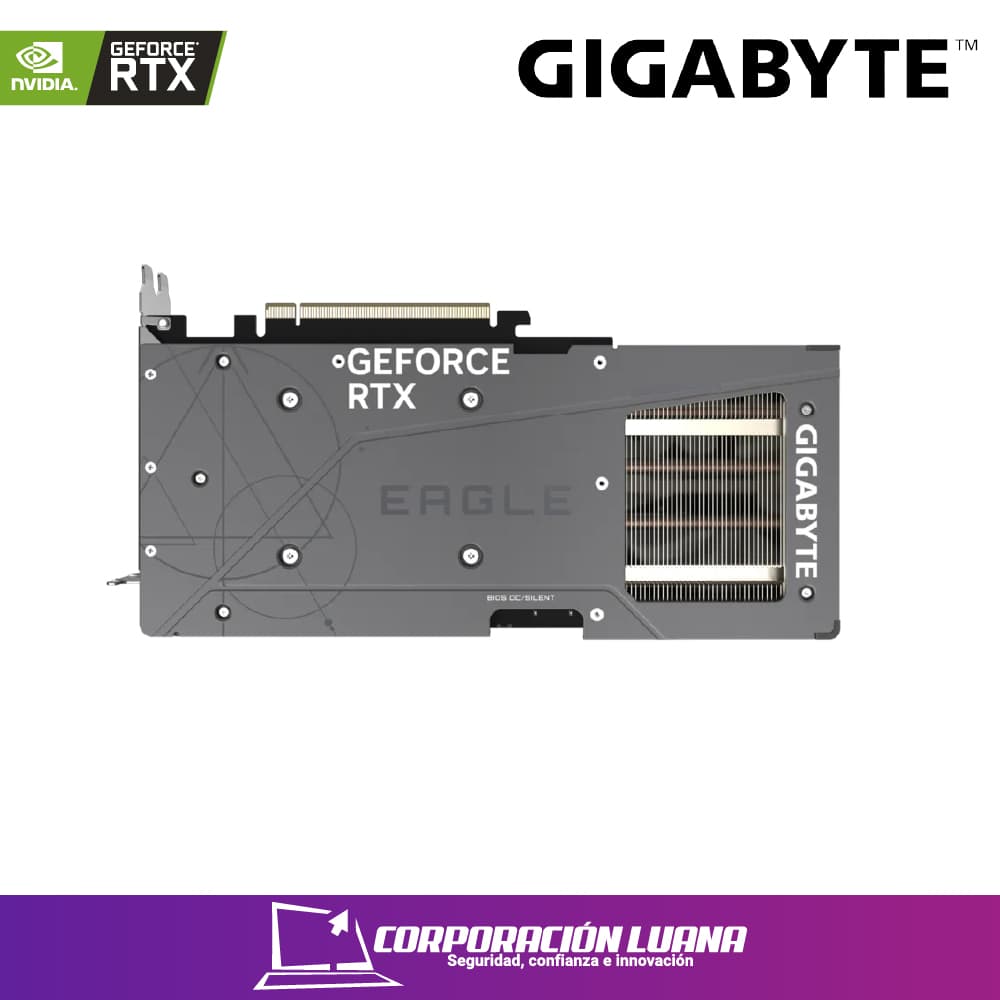 Imagen de TARJETA DE VIDEO GIGABYTE RTX 4070 SUPER EAGLE ( GV-N4070SEAGLE OC-12GD ) 12GB GDDR6 | DLSS | X3 FAN |  X3 DP HDMI