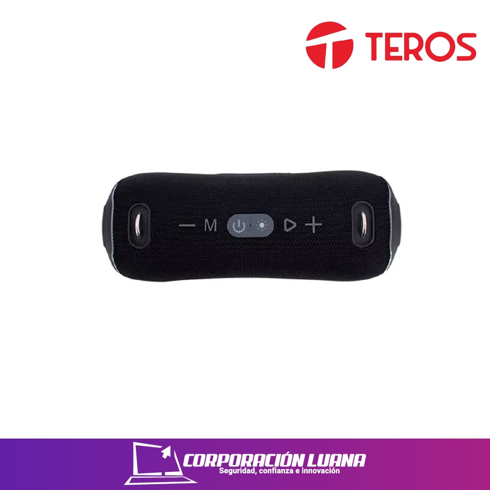 Imagen de PARLANTE TEROS BLUETOOTH 5.0 ( TE-6046N ) NEGRO | 40W | LED | 1200MAH