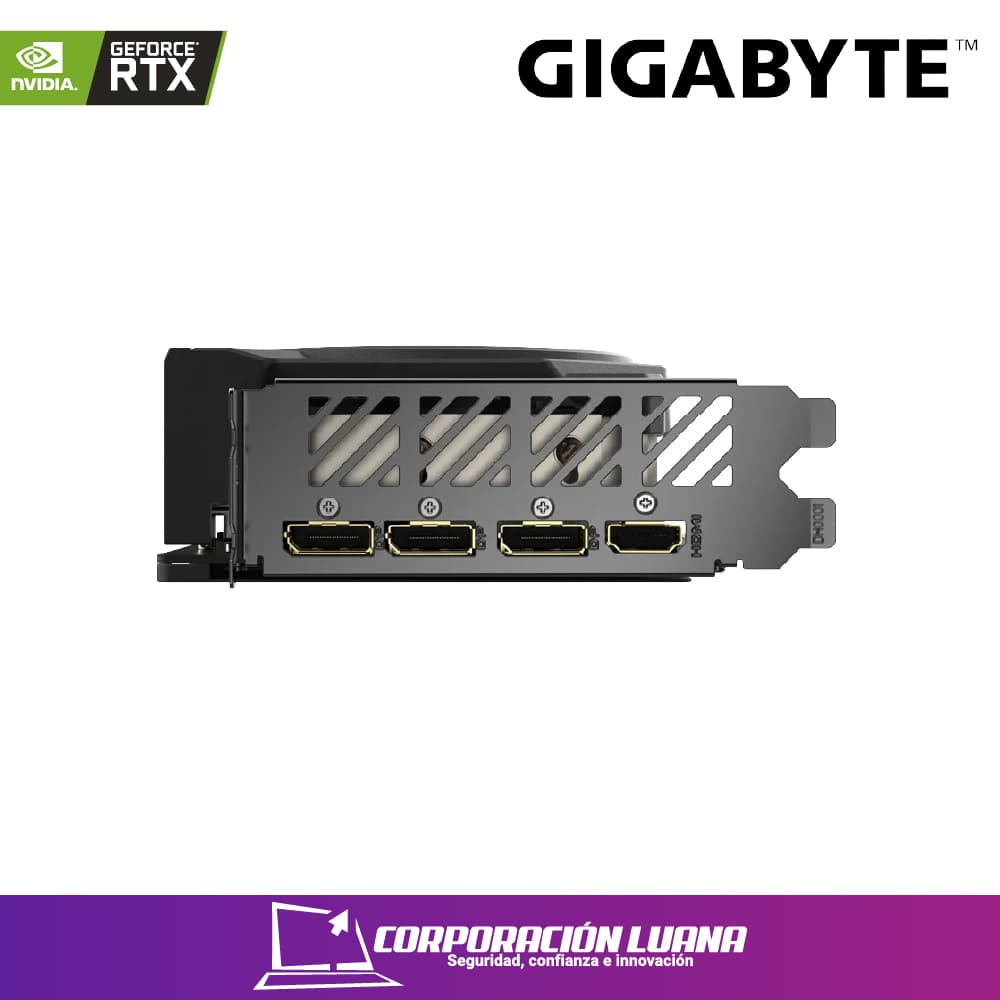 Imagen de TARJETA DE VIDEO GIGABYTE RTX 4070 WINDFORCE ( GV-N4070WF2OCV2-12GD ) 12GB - GDDR6 | X2 FAN | X3 DP - 1 HDMI | 192 BIT