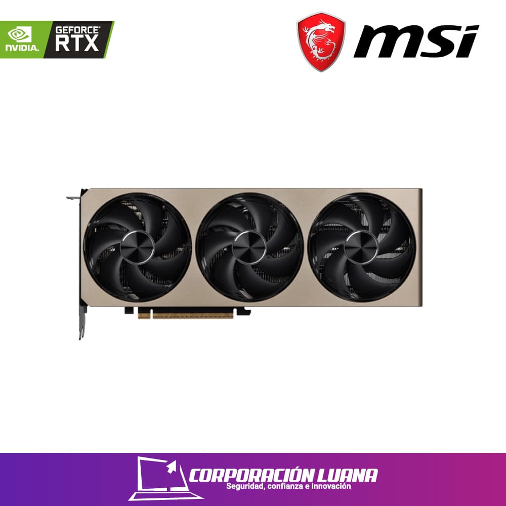 Imagen de TARJETA DE VIDEO MSI RTX 5080 INSPIRE 3X OC ( 912-V531-203 ) 16GB - GDDR7 | X3 FAN | 3X DP 1 HDMI