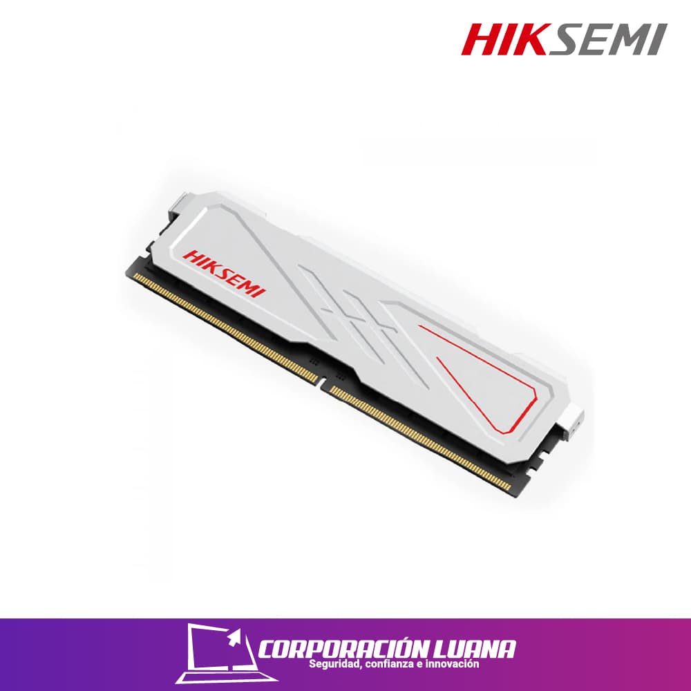 Imagen de MEMORIA RAM HIKSEMI ARMOR 16GB 5600 MHZ ( HSC516U56E2 16G ) DDR5 | BLANCO