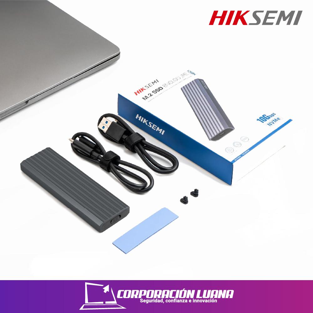 CASE HIKSEMI M.2 NVME SSD MDC1 ( HS-HUB-MDC1 ) USB 3.2 TYPE-C | M.2 10 GB SPEED | NEGRO