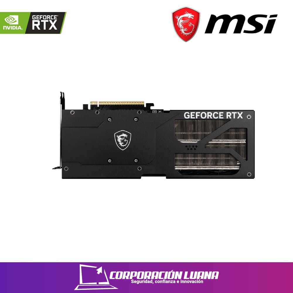 Imagen de TARJETA DE VIDEO MSI GEFORCE RTX 5070 TI 16G VENTUS 3X OC, 16 GB GDDR7, PCIE GEN 5.0 PUERTOS: 3 X DISPLAYPORT / 1 X HDMI VD16MSRTX507TV3
