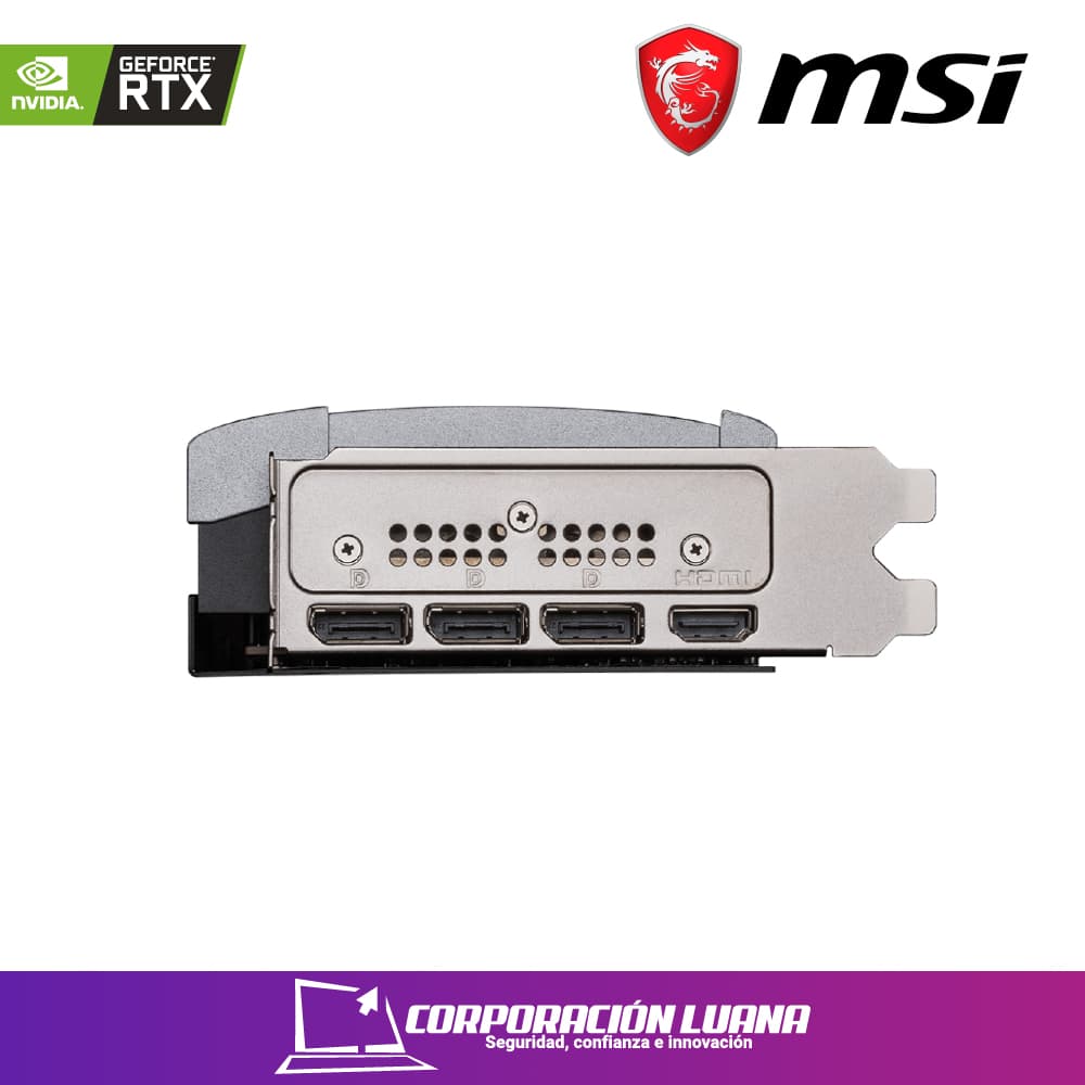 Imagen de TARJETA DE VIDEO MSI GEFORCE RTX 5070 TI 16G VENTUS 3X OC, 16 GB GDDR7, PCIE GEN 5.0 PUERTOS: 3 X DISPLAYPORT / 1 X HDMI VD16MSRTX507TV3