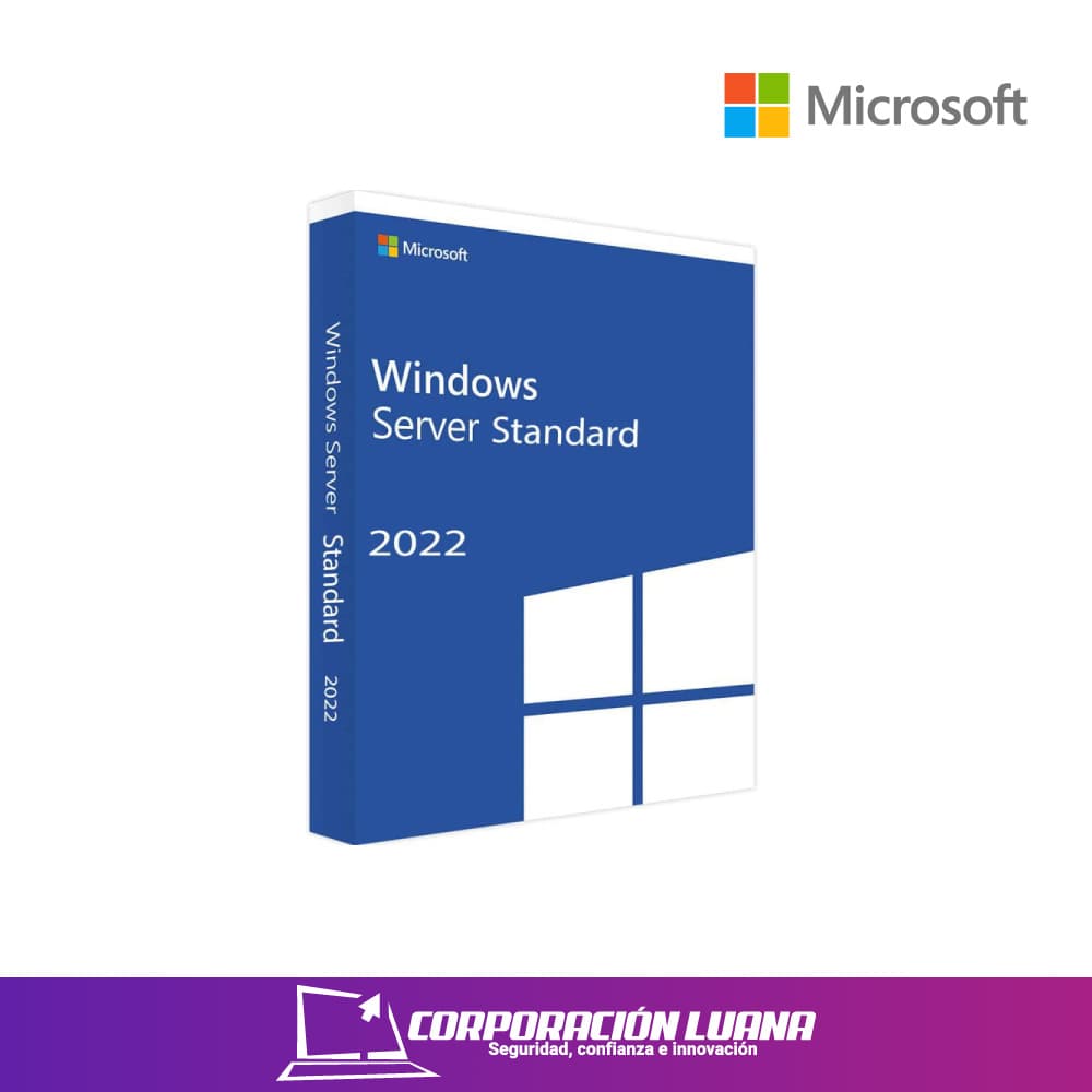 Foto del producto WINDOWS MICROSOFT SERVER STANDARD 2022 64BIT ESPAÑOL 16 CORE P73-08338