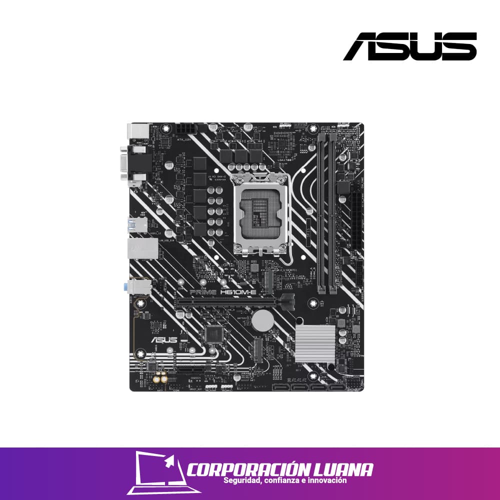 Imagen de MOTHERBOARD ASUS PRIME H610M E ( 90MB1G10-M0EAY0 ) DDR5 | LGA1700