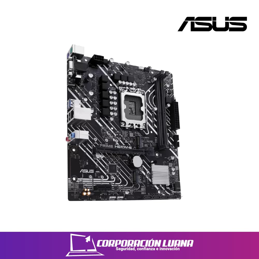 Imagen de MOTHERBOARD ASUS PRIME H610M E ( 90MB1G10-M0EAY0 ) DDR5 | LGA1700
