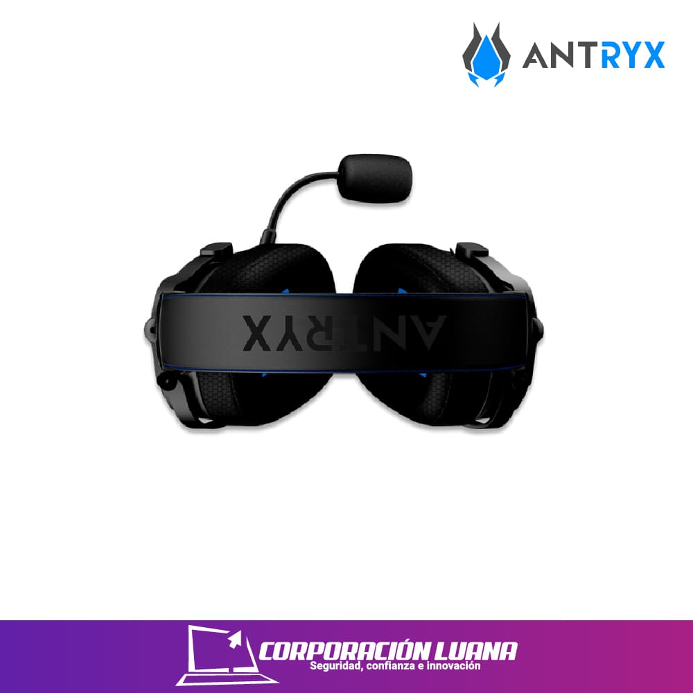 Imagen de AUDIFONOS INALAMBRICO ANTRYX APOLO 500 TRIX ( AWGH-AP500KTX ) BT - WIRELESS | LED RGB
