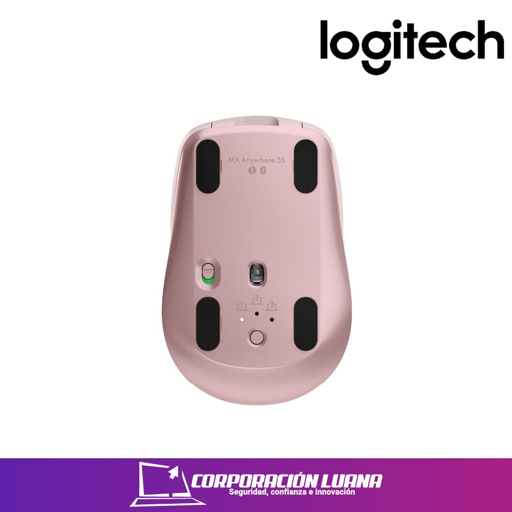 Imagen de MOUSE LOGITECH MX ANYWHERE 3S ( 910-006934 )  BLUETOOTH - WIRELESS USB-C | ROSADO