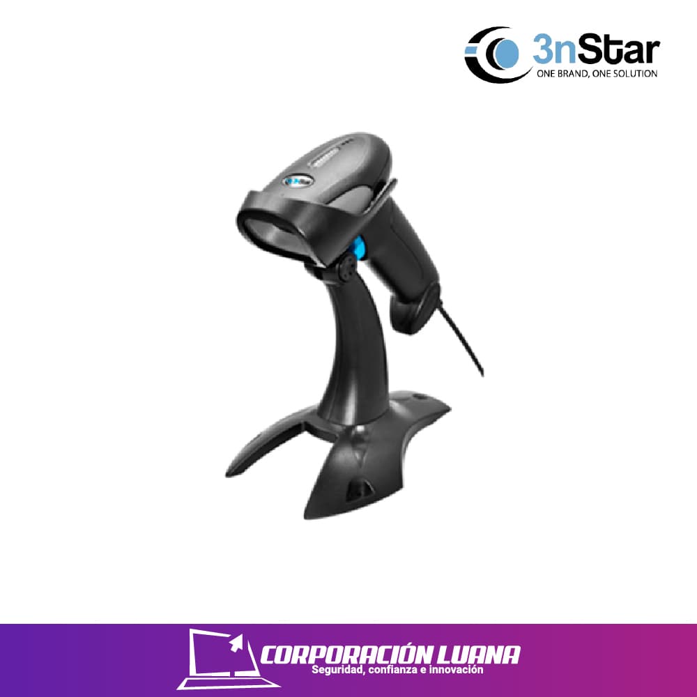 Foto del producto LECTOR DE CODIGO DE BARRA 3NSTAR SC410 2D USB CON BASE