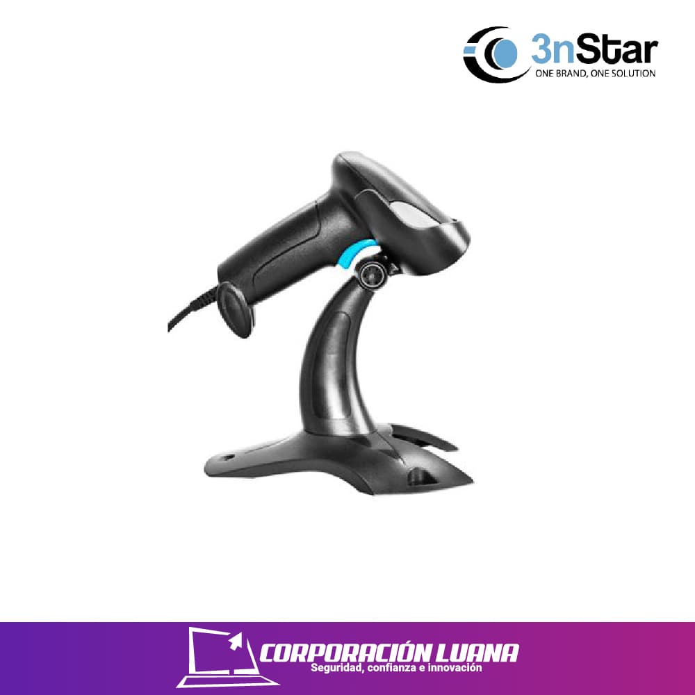 Imagen de LECTOR DE CODIGO DE BARRA 3NSTAR SC410 2D USB CON BASE