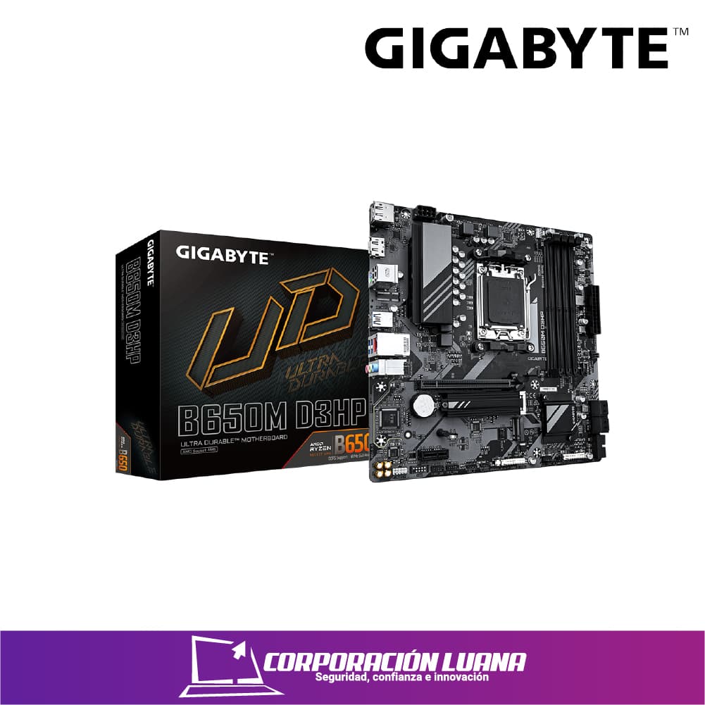 Foto del producto MOTHERBOARD GIGABYTE B650M D3HP ( B650M-D3HP-DDR5 ) DDR5 | AM5
