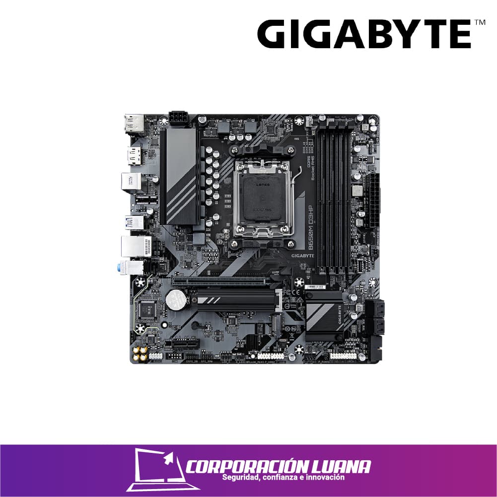 Imagen de MOTHERBOARD GIGABYTE B650M D3HP ( B650M-D3HP-DDR5 ) DDR5 | AM5