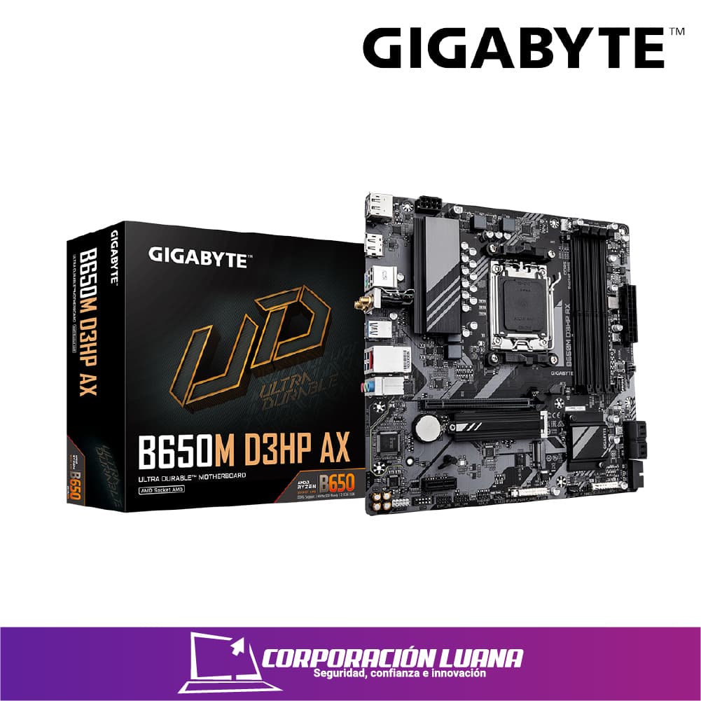Foto del producto MOTHERBOARD GIGABYTE B650M D3HP AX ( B650M-D3HP-DDR5  AX ) DDR5 | AM5