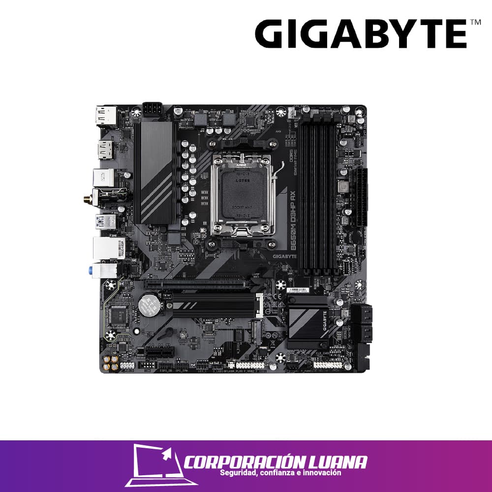 Imagen de MOTHERBOARD GIGABYTE B650M D3HP AX ( B650M-D3HP-DDR5  AX ) DDR5 | AM5