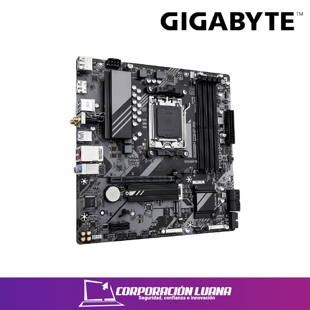 Imagen de MOTHERBOARD GIGABYTE B650M D3HP AX ( B650M-D3HP-DDR5  AX ) DDR5 | AM5