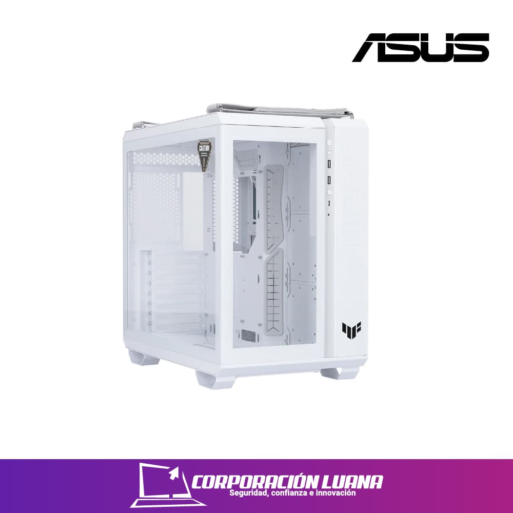 Foto del producto CASE ASUS TUF GAMING GT502 BLANCO ( 90DC0090-B08000 ) S/ FUENTE VIDRIO TEMPLADO